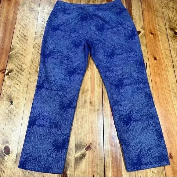 Nic+Zoe Purple Snake print pants - Picture 3 of 5